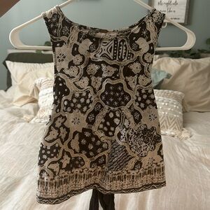 Free people semi cropped top